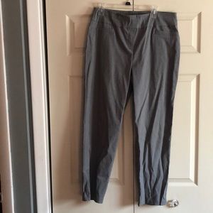 Gray work pants
